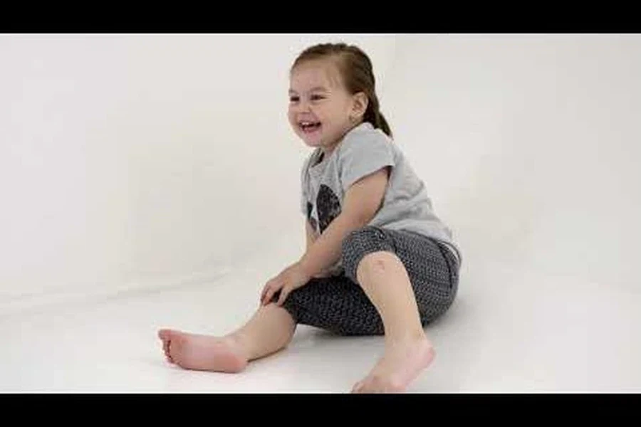 Baby model featured in the agency show reel